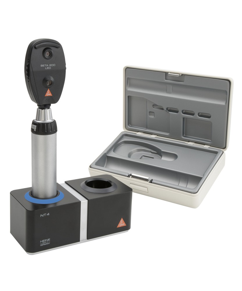 HEINE BETA 200 LED Ophthalmoskop mit Tisch-Ladestation HEINE BETA 200 LED Ophthalmoskop mit Tisch-Ladestation