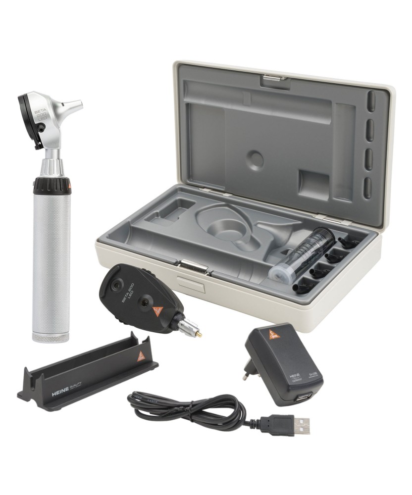 Diagnostik Set HEINE BETA 200 LED mit USB Ladegriff Diagnostik Set HEINE BETA 200 LED mit USB Ladegriff