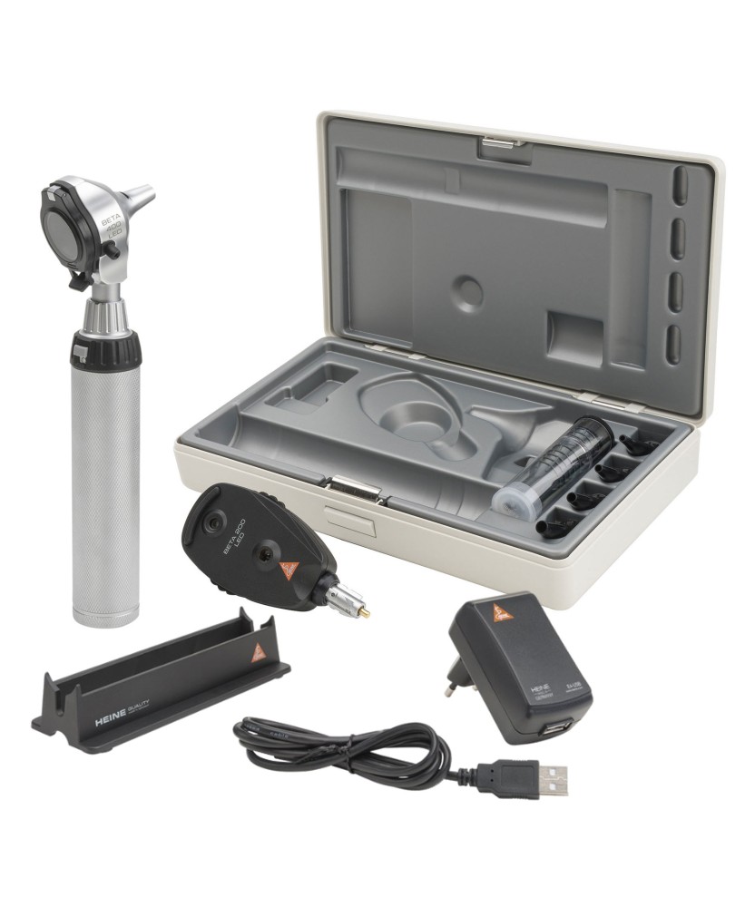 Diagnostik Set HEINE BETA 400 LED mit USB Ladegriff Diagnostik Set HEINE BETA 400 LED mit USB Ladegriff