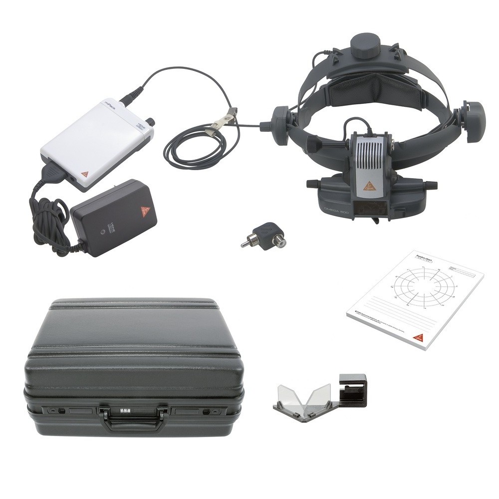 HEINE OMEGA 500 LED Ophthalmoskop Set 2 mit mPack