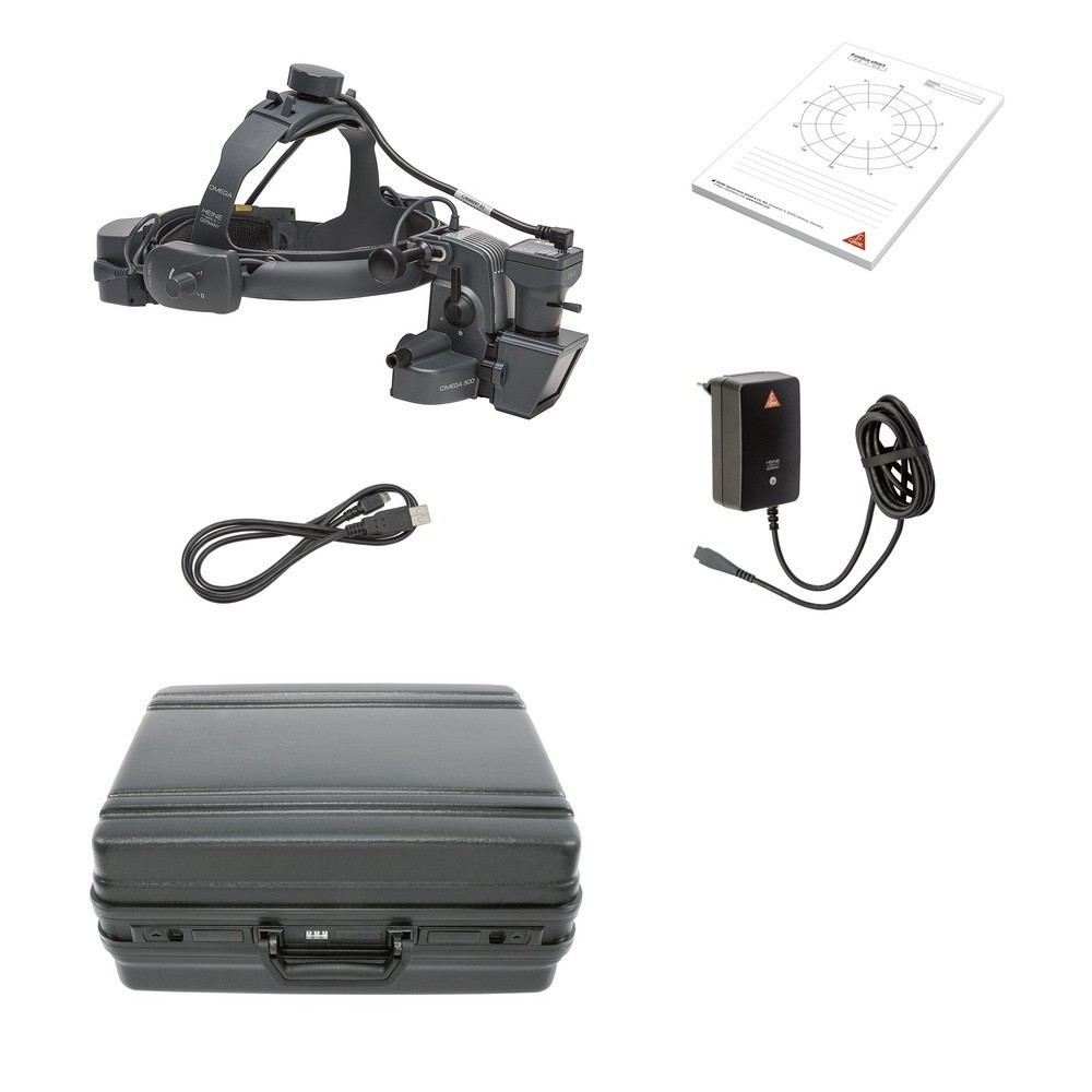 HEINE OMEGA 500 LED mit DV1 Digitaler Videokamera Set UNPLUGGED