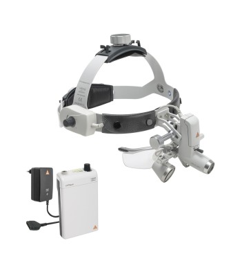 HEINE ML4 LED Kopfleuchte mit Binokularlupen HR und S-GUARD