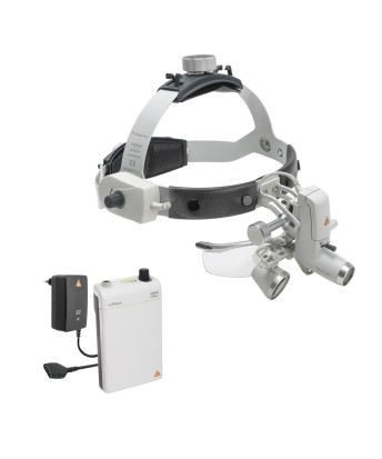 HEINE ML4 LED Kopfleuchte mit Binokularlupen HR und S-GUARD