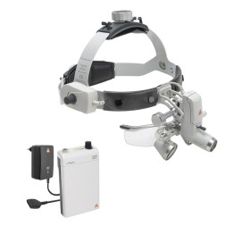 HEINE ML4 LED Kopfleuchte mit Binokularlupen HR und S-GUARD