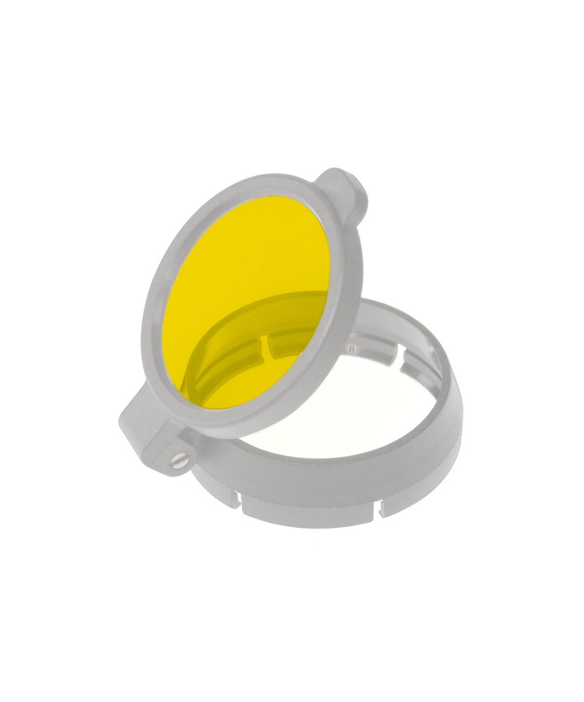 Aufsteckbarer Gelbfilter für HEINE ML4 LED Kopfleuchte Aufsteckbarer Gelbfilter für HEINE ML4 LED Kopfleuchte