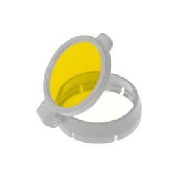 Aufsteckbarer Gelbfilter für HEINE ML4 LED Kopfleuchte