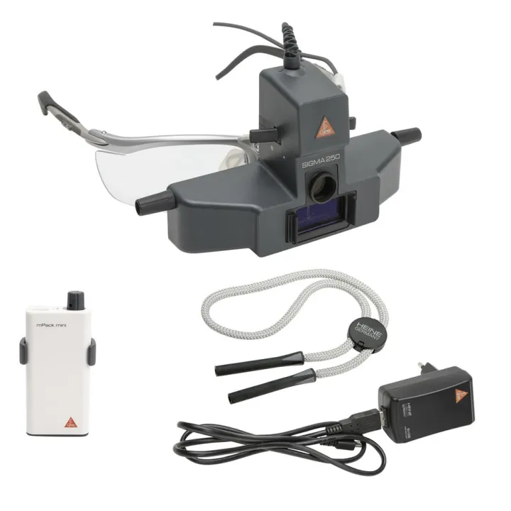 HEINE SIGMA 250 LED Ophthalmoskop Kit mit mPack mini