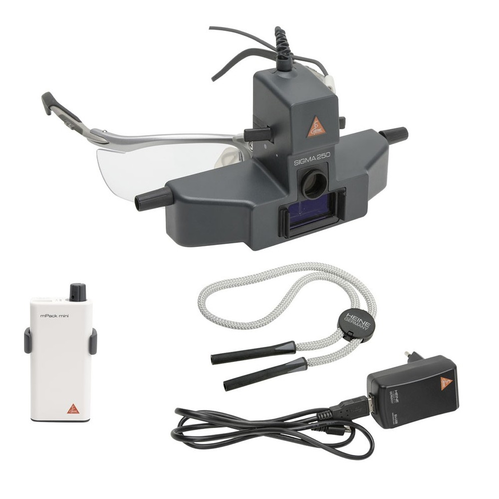 HEINE SIGMA 250 LED Ophthalmoskop Kit mit mPack mini