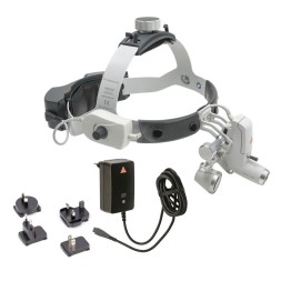 HEINE ML4 LED Kopfleuchte kabellos mit Binokularlupen HR