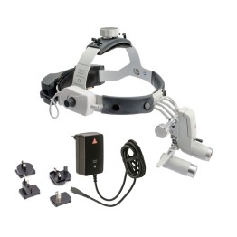 HEINE ML4 LED kabellose Kopfleuchte mit Binokularlupen HRP