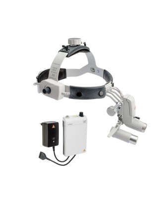 HEINE ML4 LED Kopfleuchte mit Binokularlupen HRP