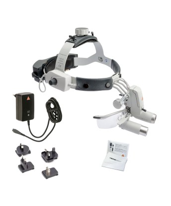 HEINE ML4 LED kabellos mit Binokularlupen HRP und S-GUARD