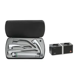 HEINE Classic+ F.O. LED Laryngoskop Set 3 Ladegriff