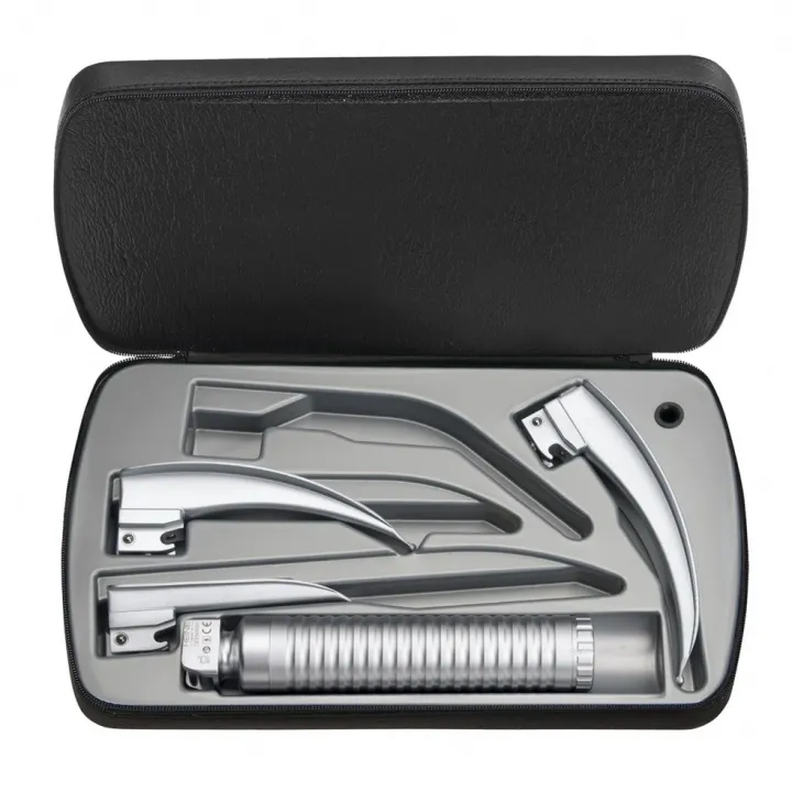 HEINE Classic+ EasyClean LED Laryngoskop Set 3 Batteriegriff