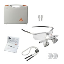 HEINE HR 2.5x Binokularlupen Set A auf S-FRAME 340 mm