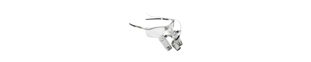 HEINE LoupeLight2 LED Kopfleuchte mit Binokularlupen