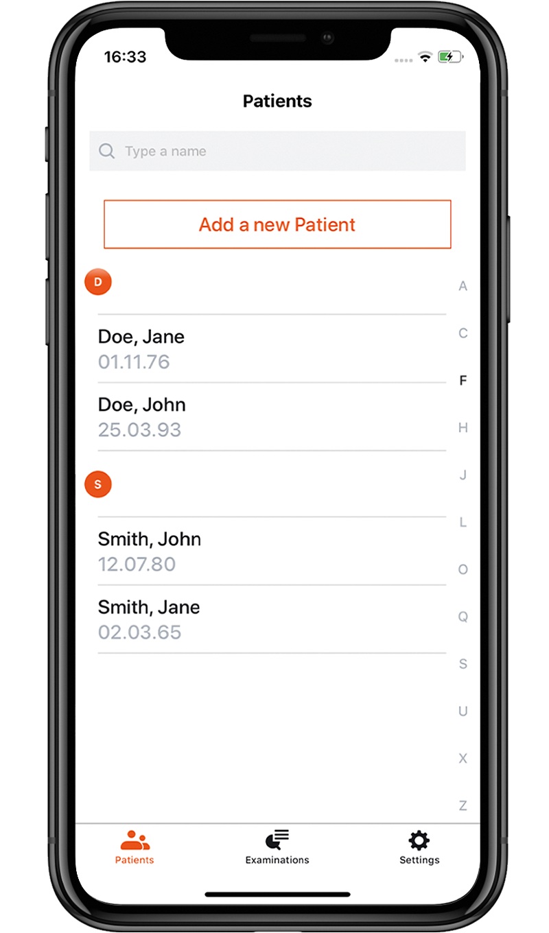 Workflow mit der HEINE DERM App-Schritt-1